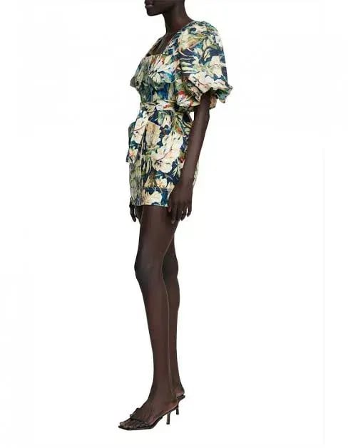 Acler Lovell Mini Dress Floral Size 10 photo 5