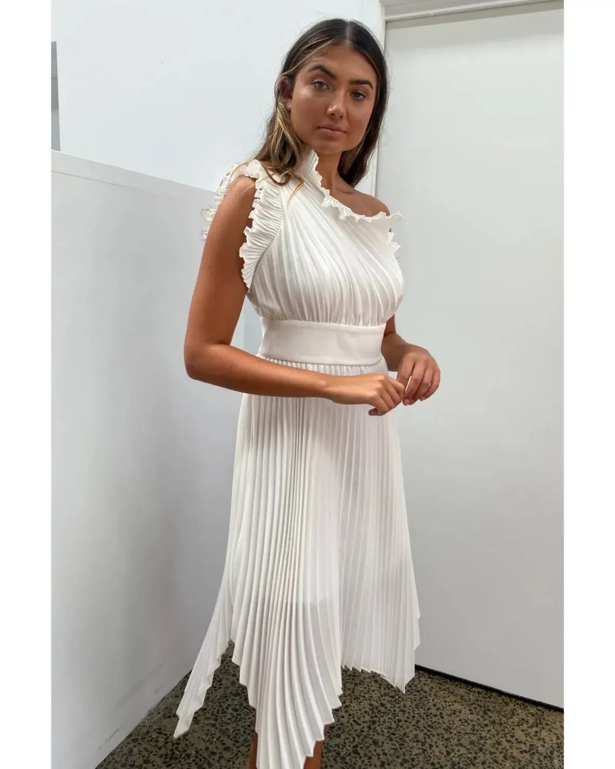 Mossman Lady Like Dress in White Size AU 10 photo 3