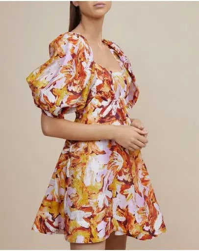 Acler Octavia Mini Dress Floral Size 12 photo 2