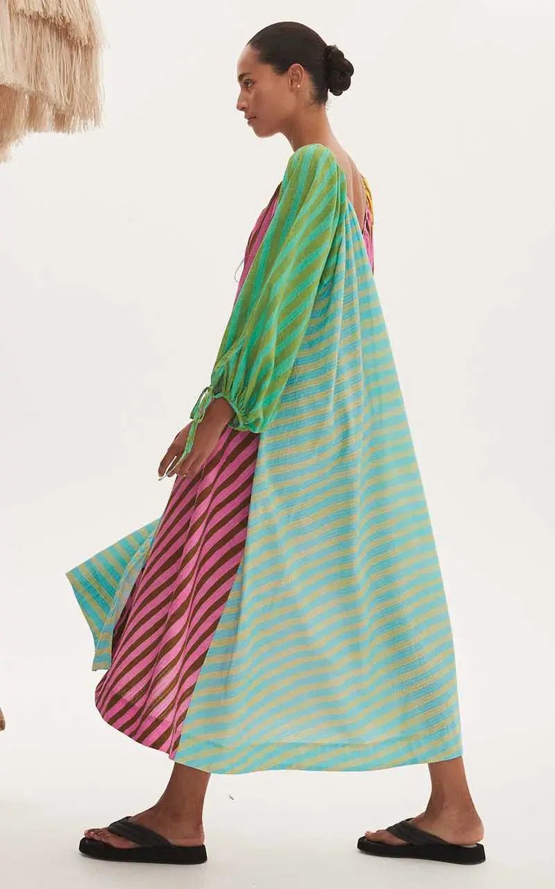 Alemais Bobbie Pool Dress Multi-colored Size AU 14 photo 4