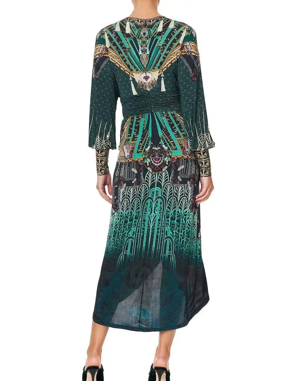 Camilla Fitzgeralds Flapper Belted Jersey Dress XXL photo 2