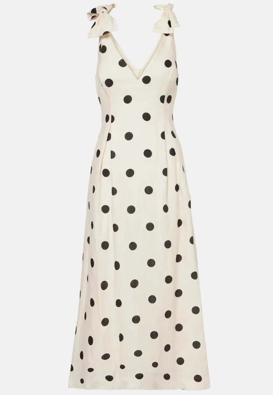 Zimmermann Crush V Neck Midi Dress Print Size 1/Au 10 photo 3