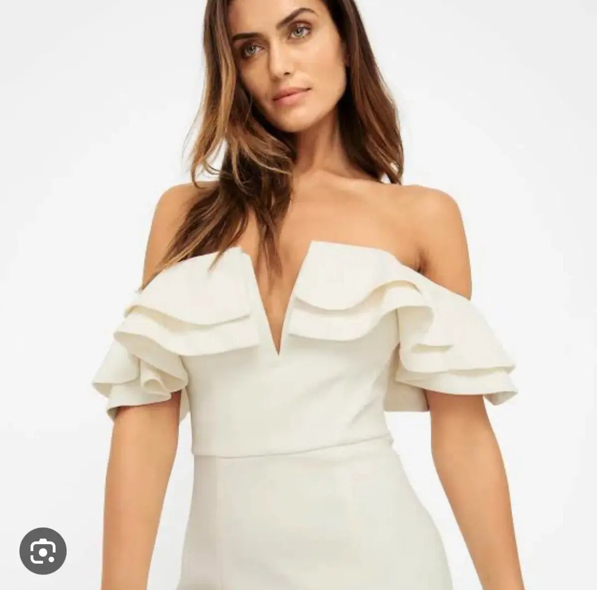 Sheike Avery Dress White Size AU 8 photo 2