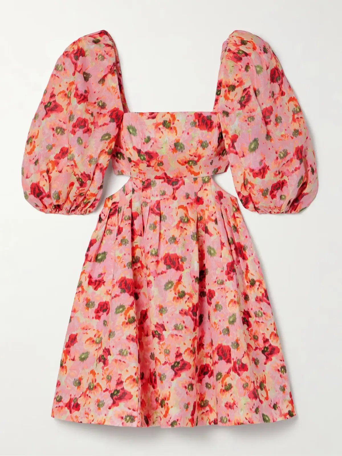 Zimmermann Lightburst Cutout Linen Mini Dress Floral Size 2 / AU 12 photo 4