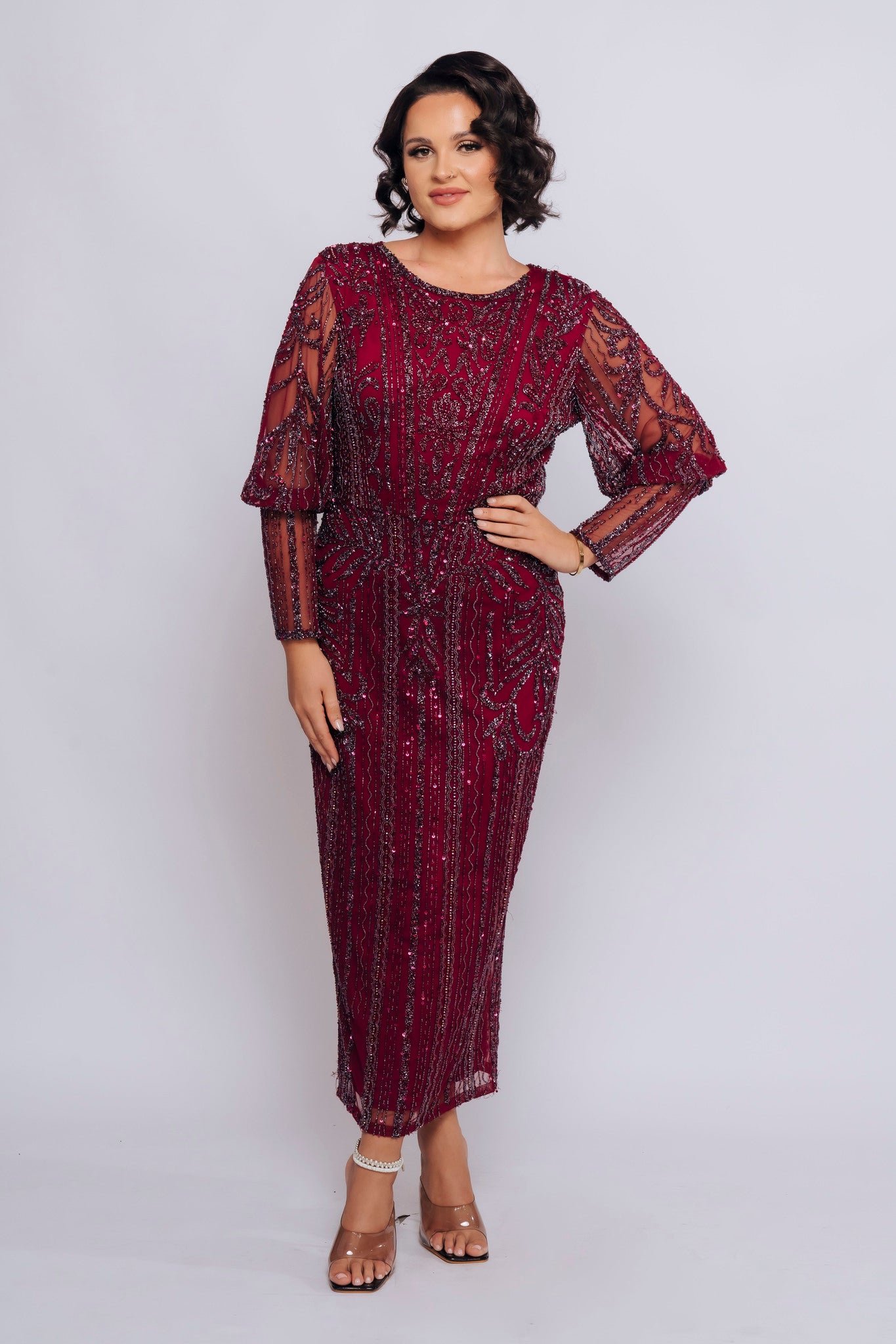 DIANA BELLE SLEEVE PLUM BY MY SECRET WARDROBE PLUM photo 2