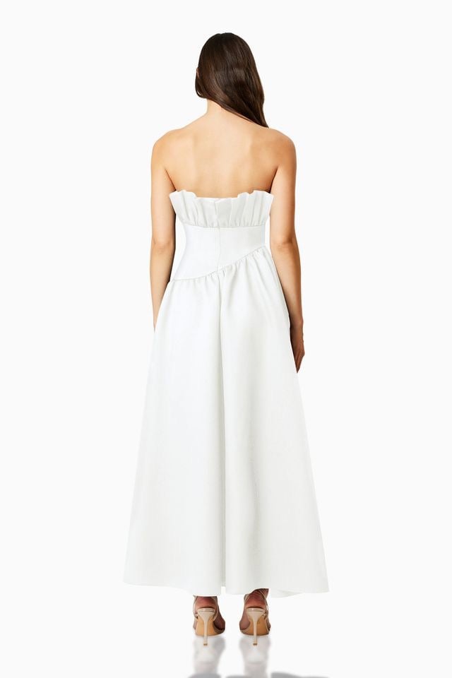 ELLIATT LAUREL DRESS - WHITE photo 6