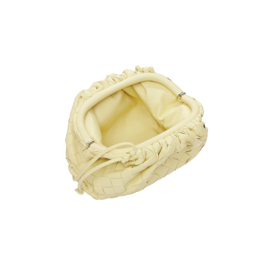 Bottega Veneta Mini Woven Clutch (butter) photo 2