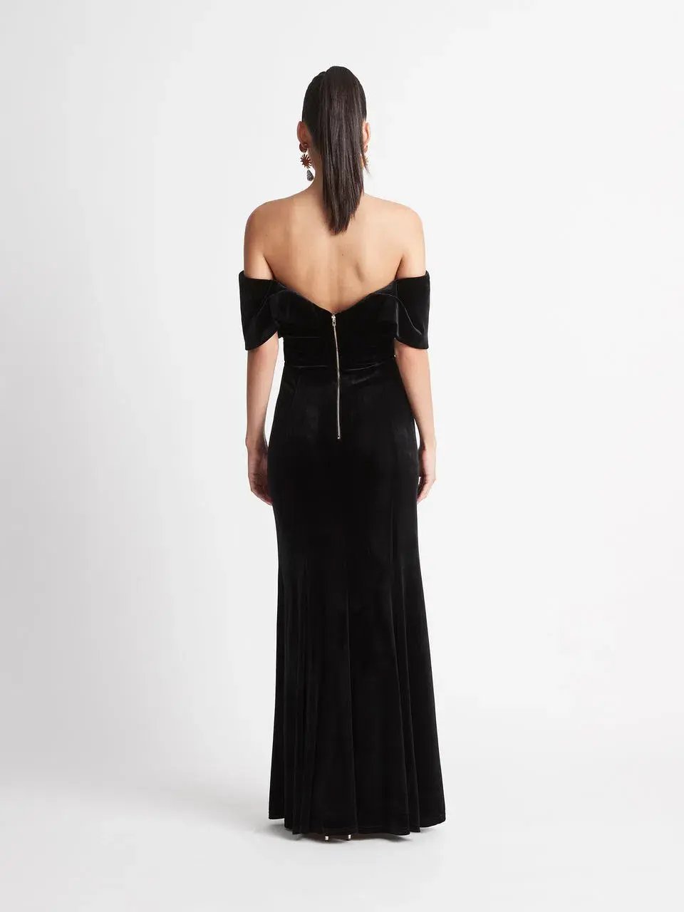 Sheike Vanity Maxi Dress Black Size 10 photo 3