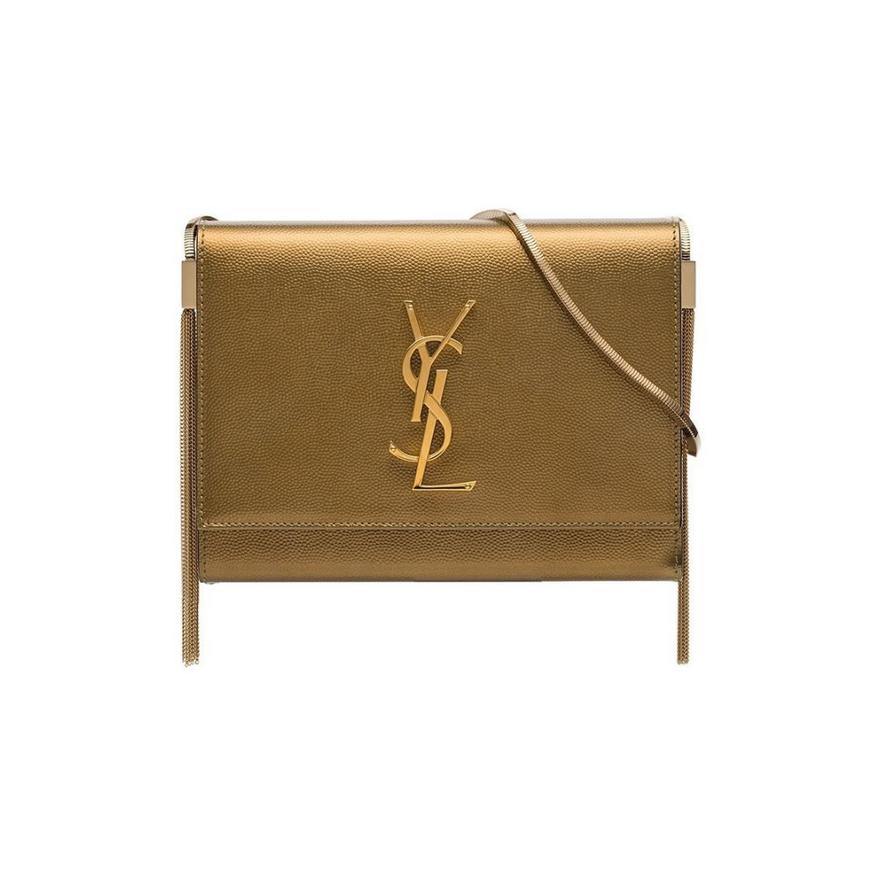 Saint Laurent Gold Kate Box Bag photo 3