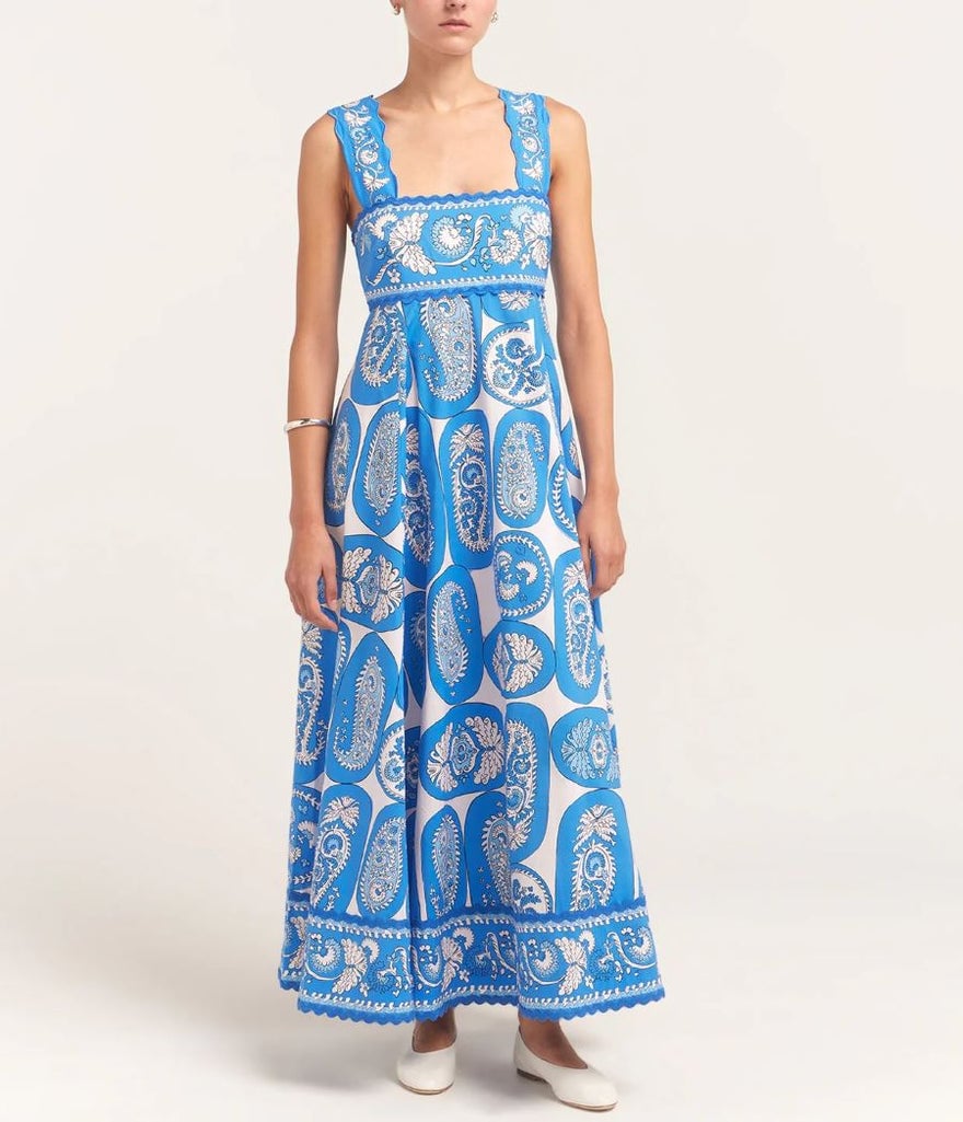 Alemais Dianna Summer Dress in Blue photo 3