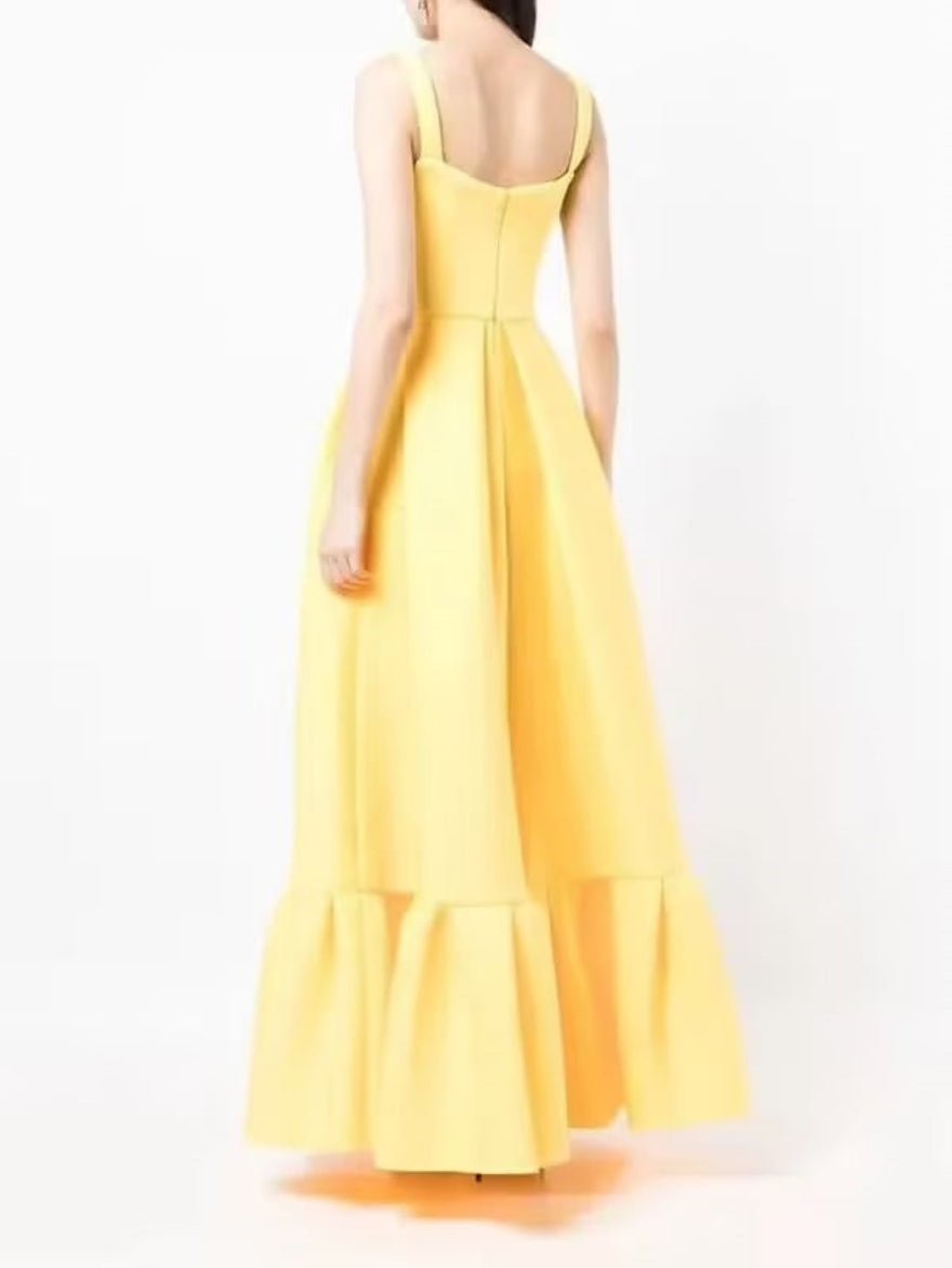 Rachel Gilbert Cora Gown in Yellow photo 3