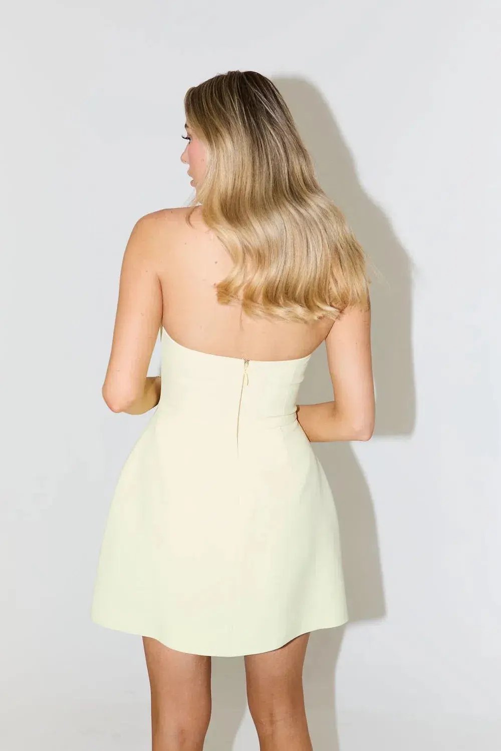 Odd Muse The Ultimate Muse Structured Mini Dress Lime Cream Size S / AU 8 photo 3
