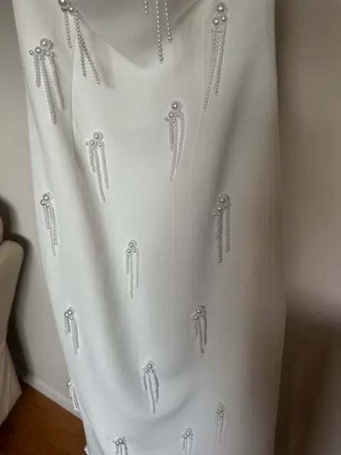 Odd Muse - Ultimate Muse Embellished Midi Dress White Size 8 or S photo 6