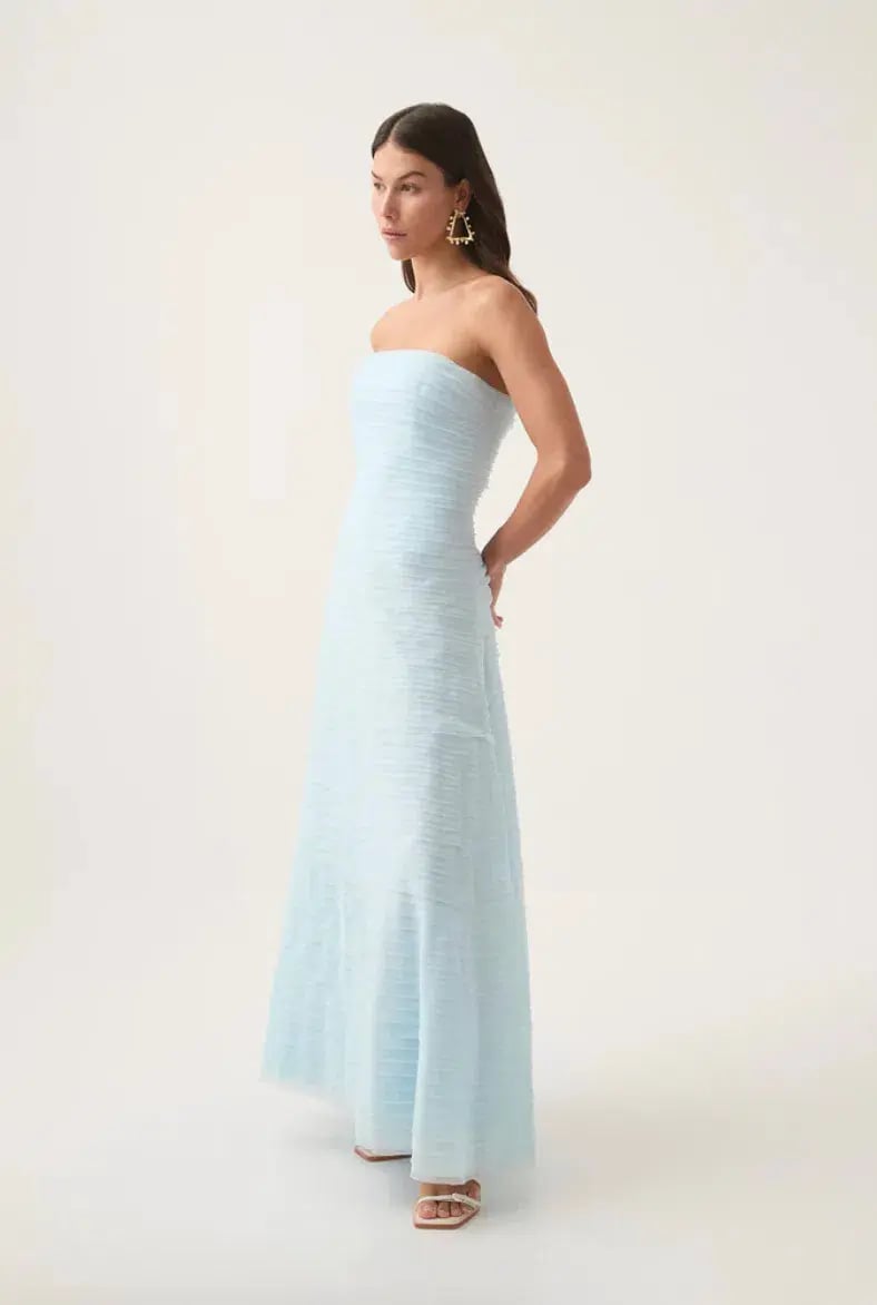 Aje Soundscape Maxi Dress Sea Breeze Size 6 photo 6