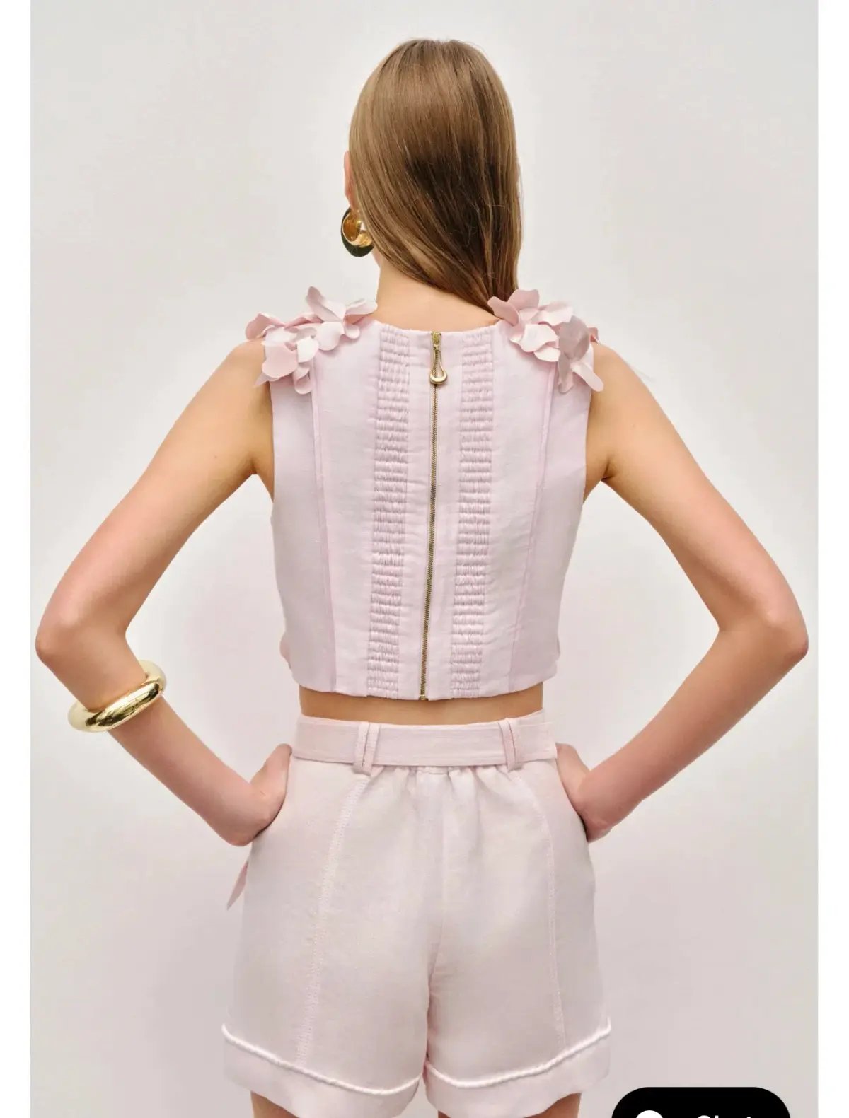 Aje Camille Flower Top size 10 photo 3