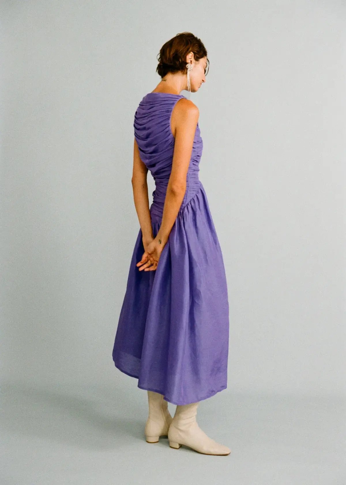 Lovaan Val Dress Iris Size 14 photo 3