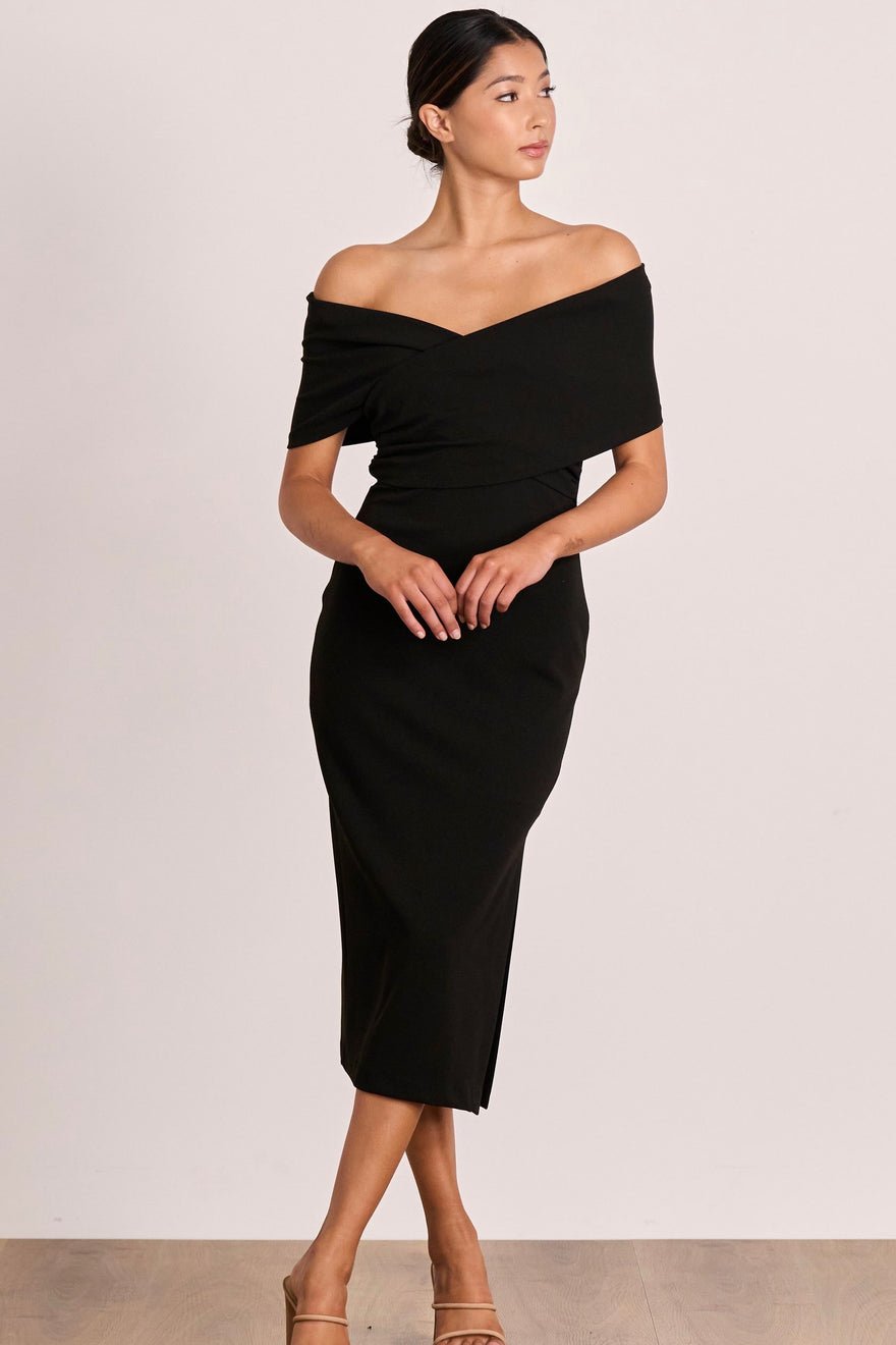 Pasduchas Chakra Midi Dress - Black photo 2