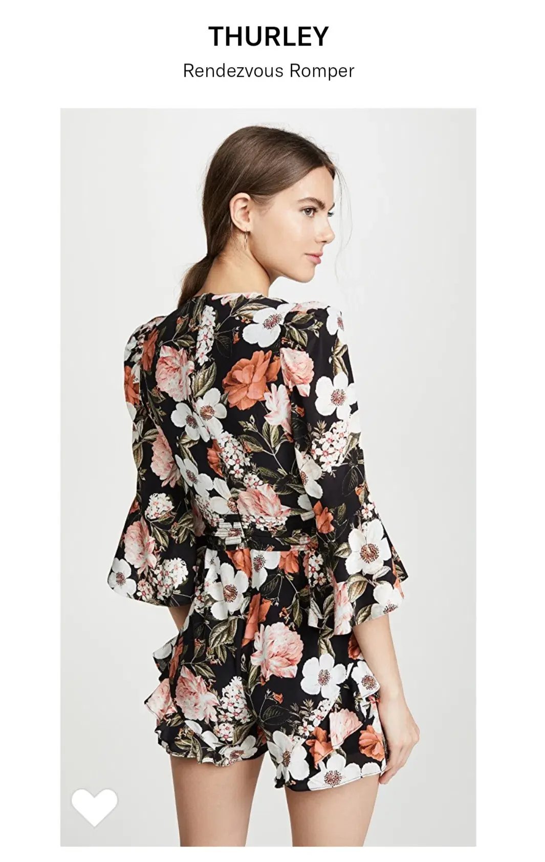Thurley Rendezvous Playsuit Floral Print Size 10 photo 5