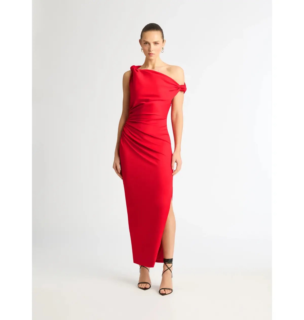 Sheike Ludlow Midi Dress Red Size AU 8 photo 3