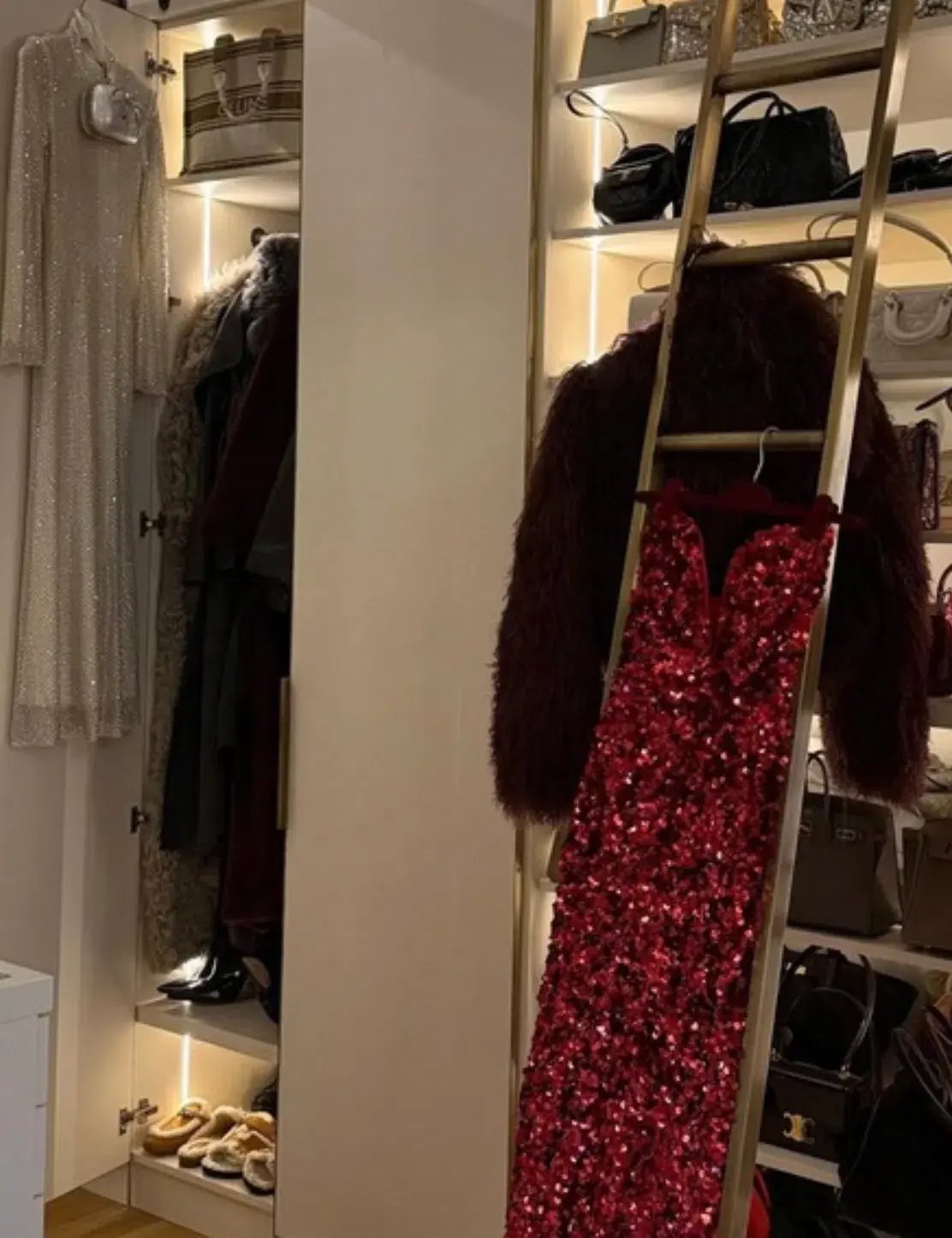 Self Portrait 3D Maxi Dress in Red Sequin AU 6 XS photo 6