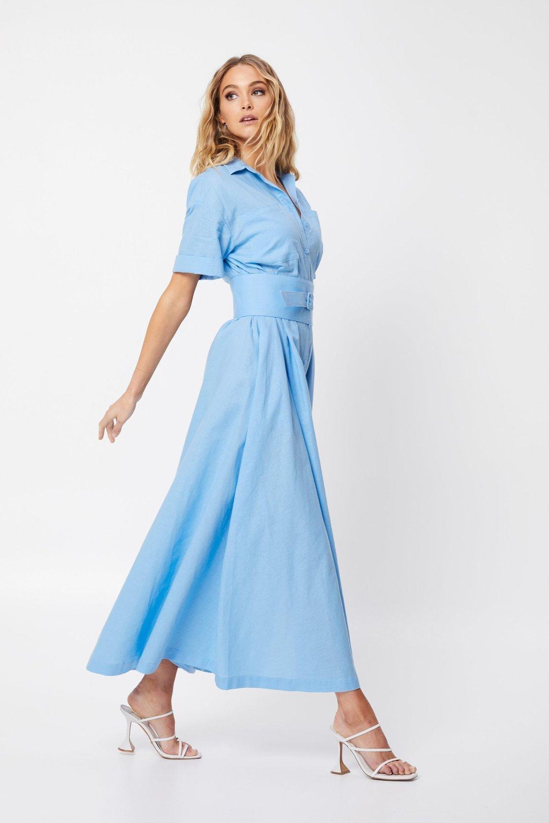 MOSSMAN THE BLUE LIGHT DRESS  - SIZE 6 photo 4