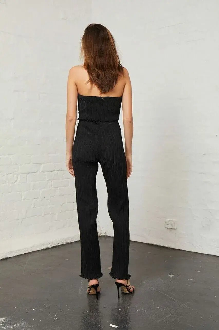 Bec and Bridge Loco Motion Jumpsuit Black Size 8 photo 2