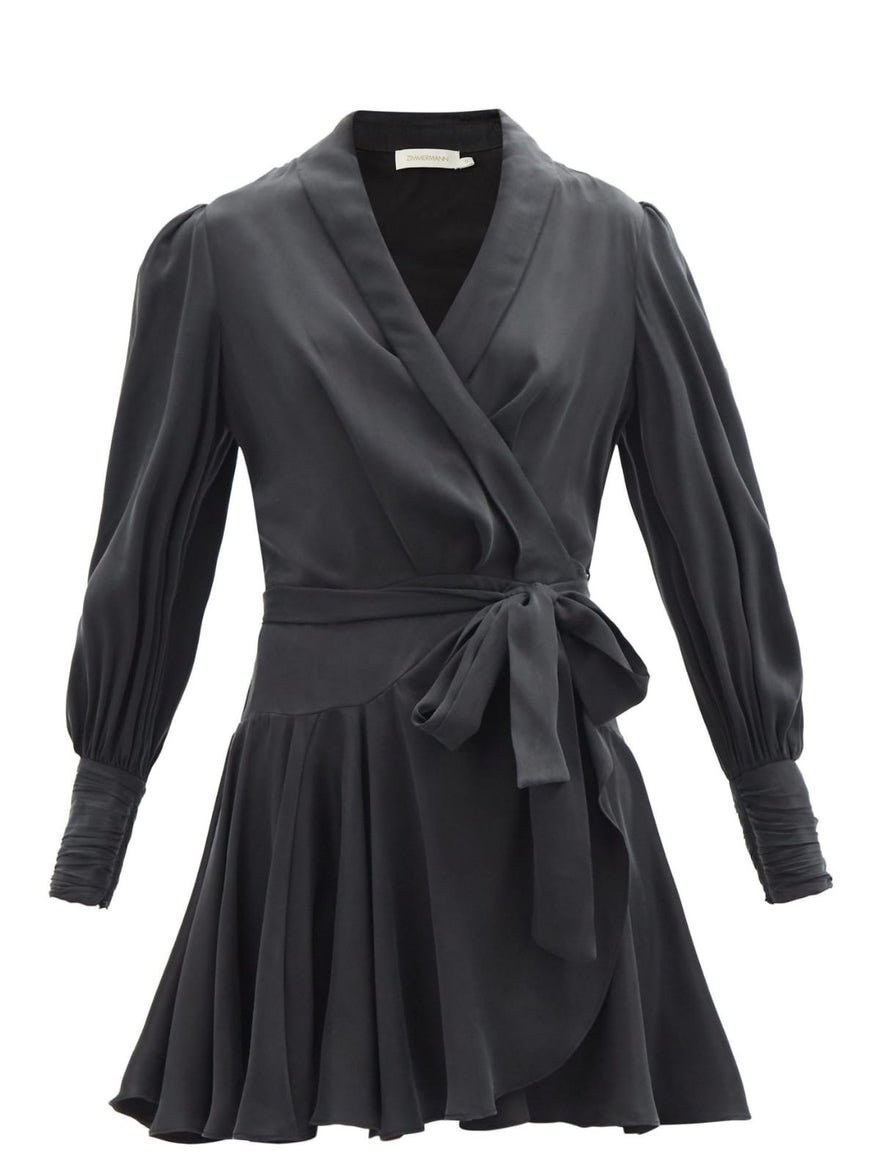 Zimmermann Wrap Mini - Black photo 2