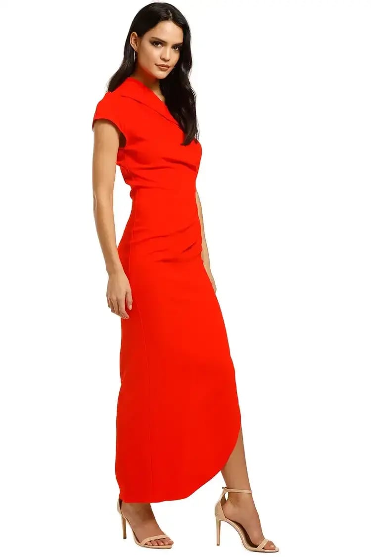 Ginger & Smart Curator Gown in Kinetic Red Size 8 photo 2