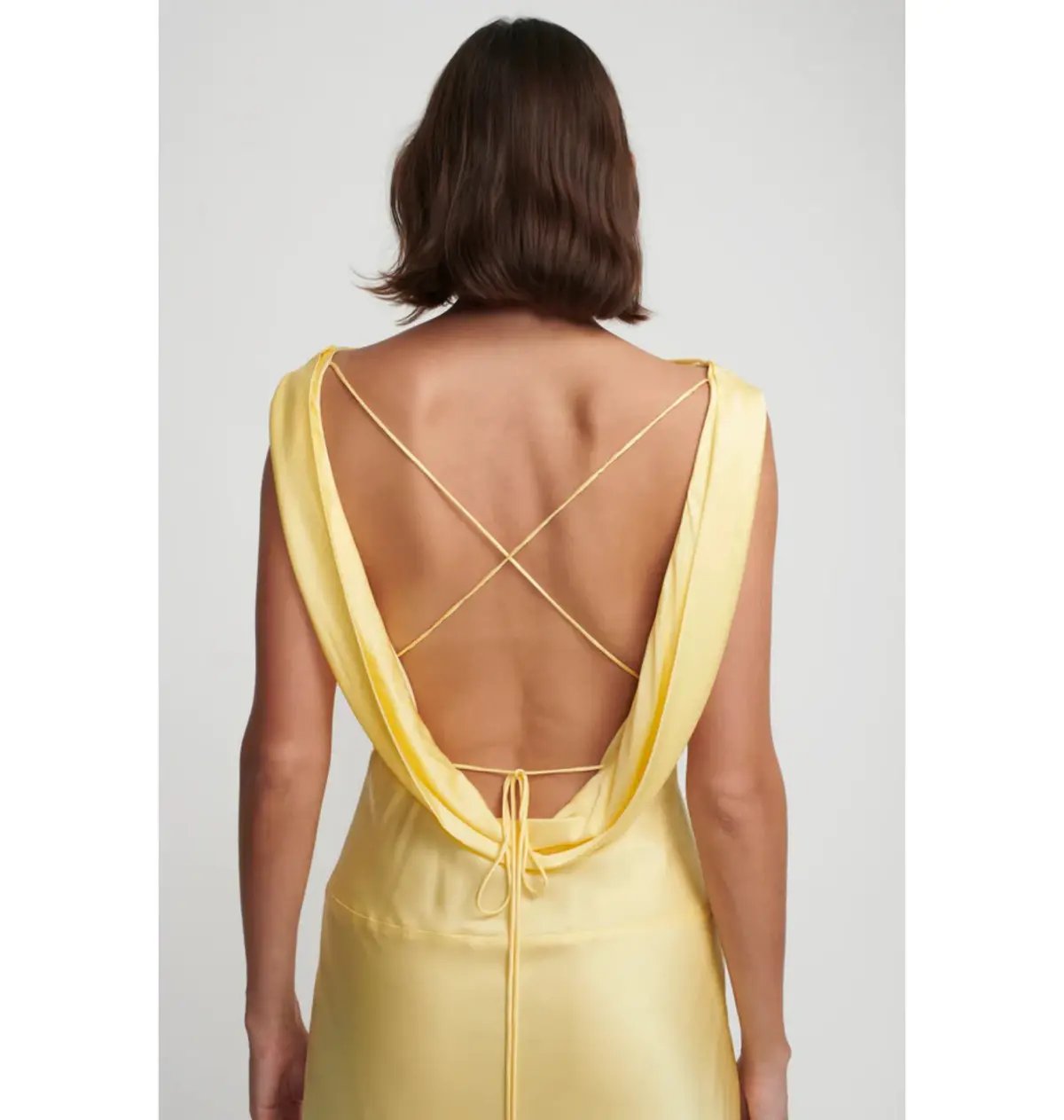 Hansen and Gretel Clara Bias Dress in Butter Size AU 8 photo 3
