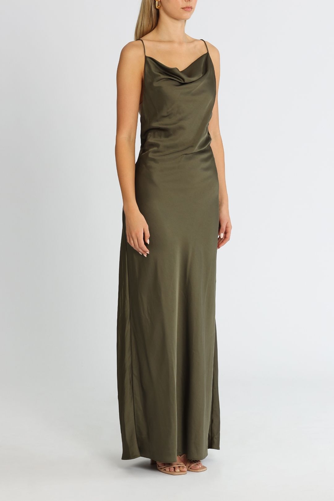 Aila Dress - Olive photo 2