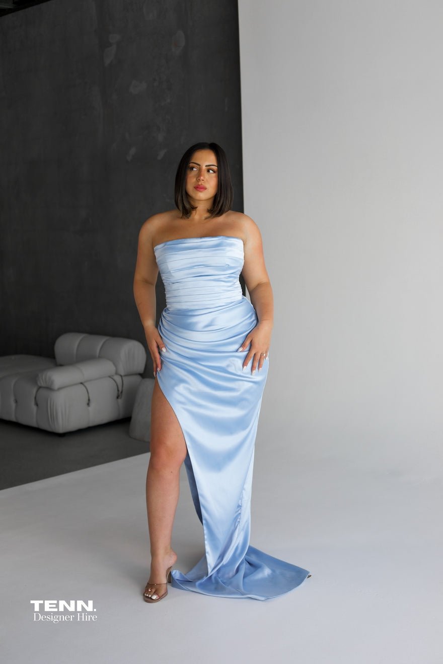Lia Stublla Pierre gown - Light Blue photo 4