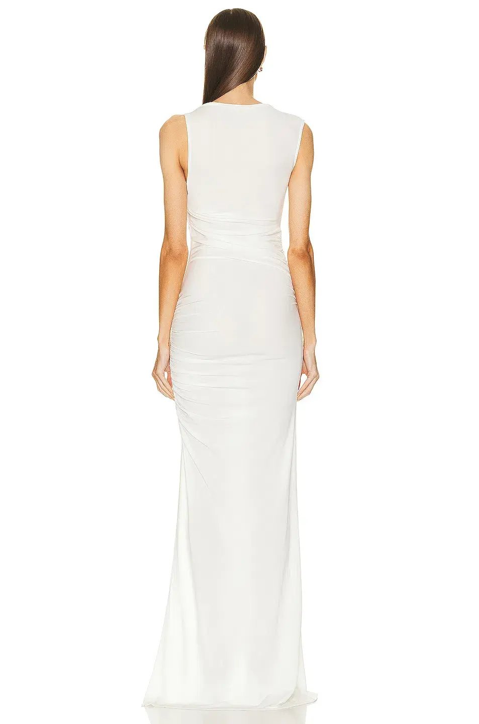 Christopher Esber Gesine Twisted Column Dress White  Size 14 AU photo 5
