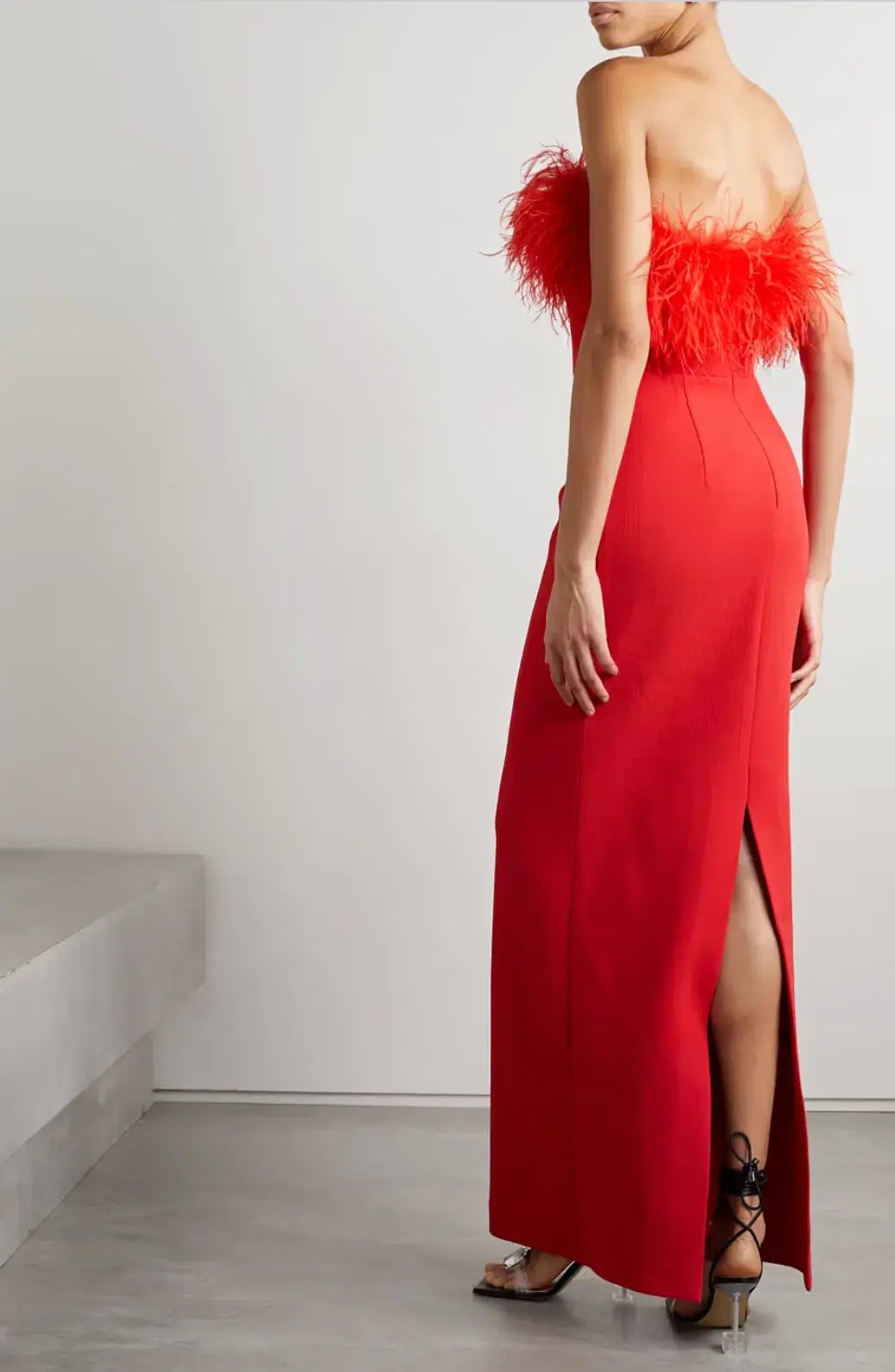 Rebecca Vallance Scarlett Gown Red Size 8 photo 5