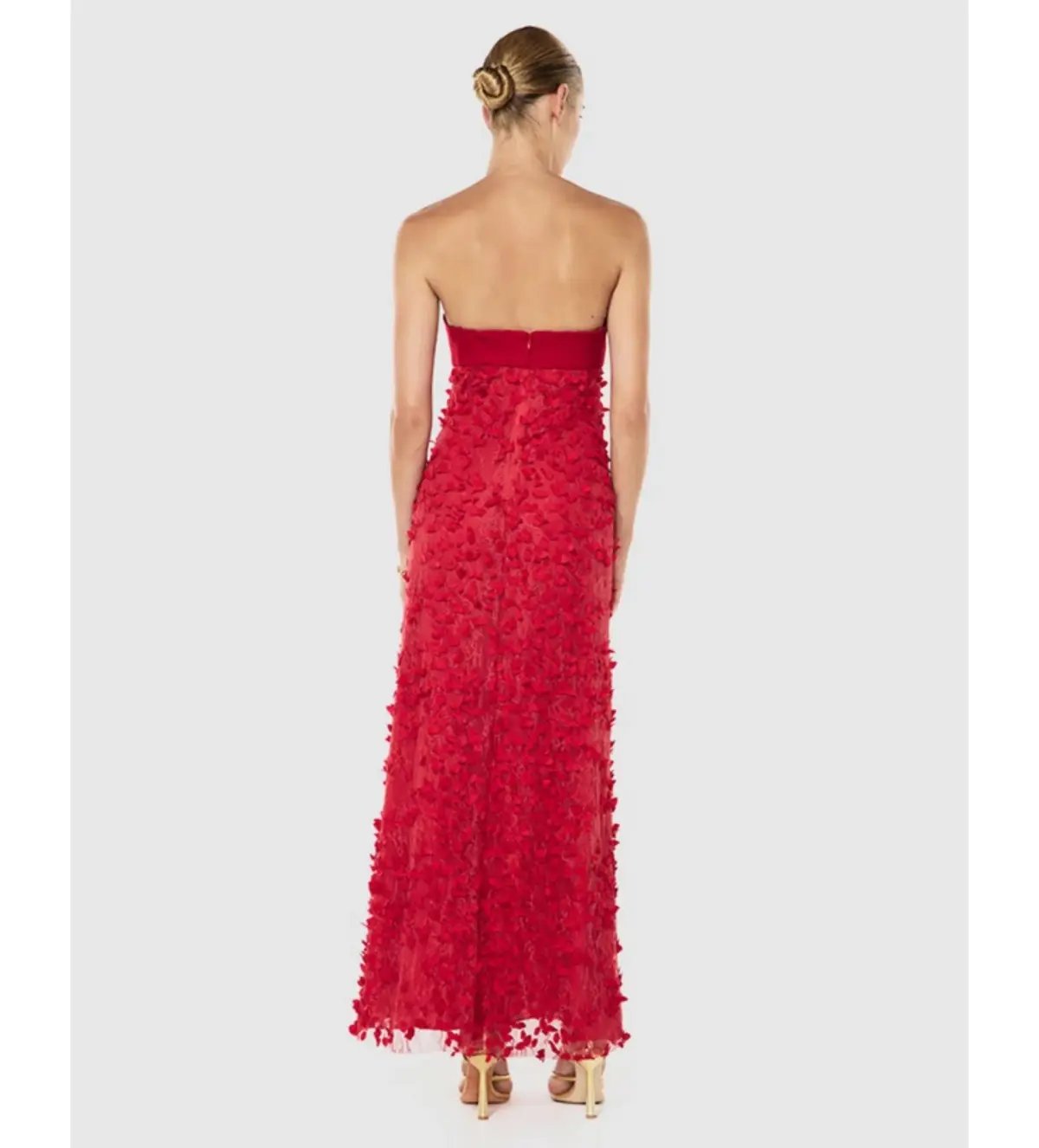 Manning Cartell  Enchantment Balconette Dress Scarlet Red Size AU 8 photo 3