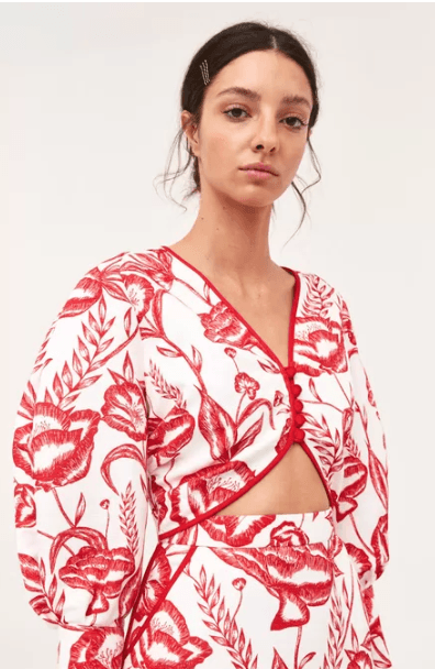 C/MEO Collective White Lie Long Sleeve Mini Dress Print Size 10 photo 2