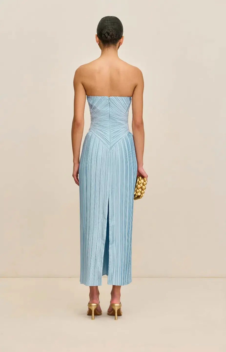 Cult Gaia Ashika Midi Gown Blue Size 6 photo 4
