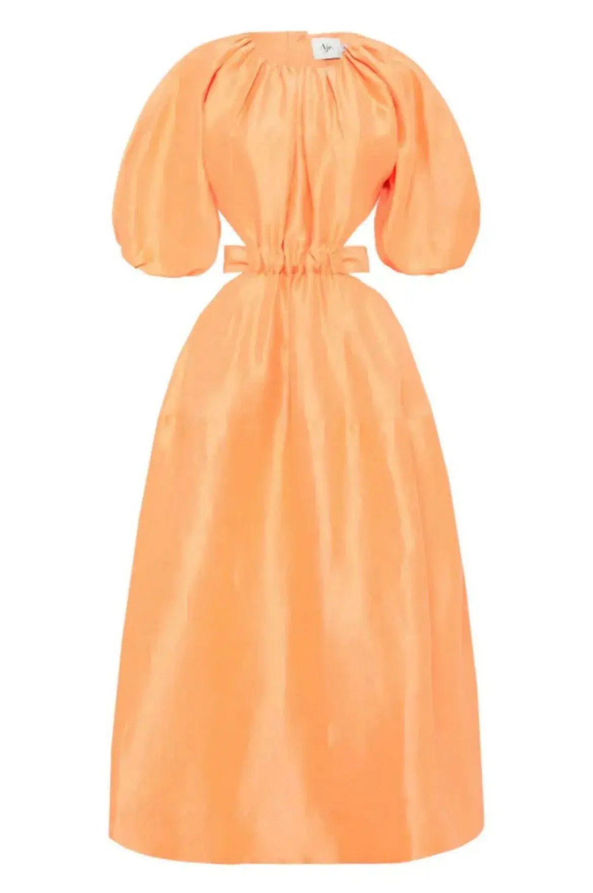 Aje Mimosa Cutout Midi Dress In Mandarin Size 12 photo 6
