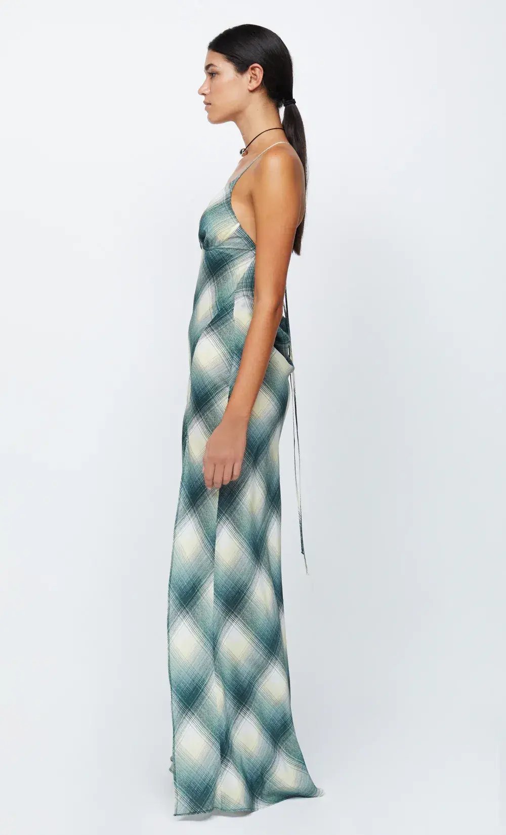 Bec & Bridge Edie Split Maxi Dress Teal Print Size 10 / M photo 4