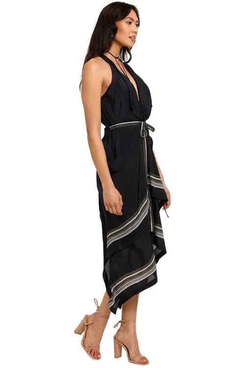 KITX Lady Boss Scarf Puzzle Dress Black and White Size AU 8 photo 2
