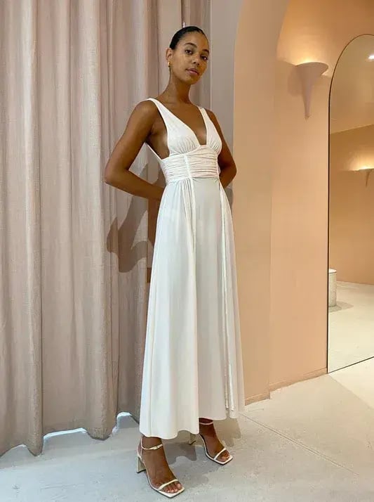 Bec & Bridge Gwen Maxi Dress in Shell Size AU 10 photo 3