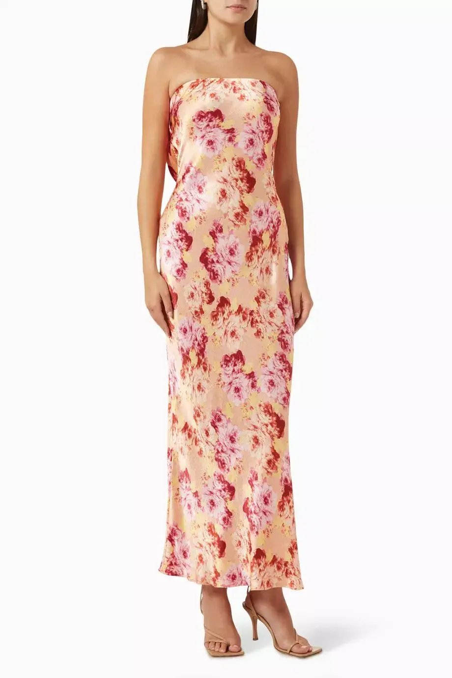 Bec & Bridge Moon Dance Strapless Dress Belle Floral Size 8 photo 2