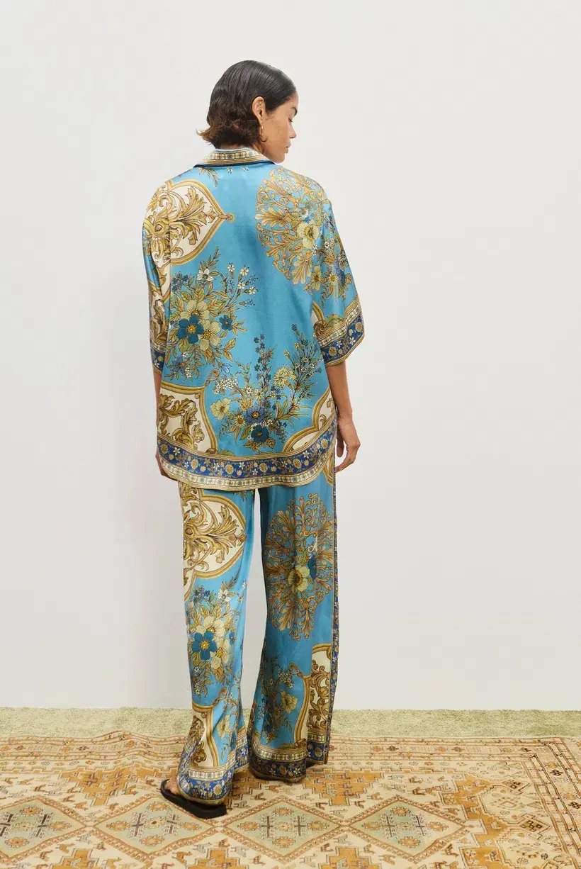 Alemais Cassie Silk Shirt and Pant Set Size AU 16 photo 3