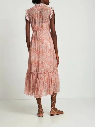 Zimmermann Kaleidoscope Picnic Dress Blush Size AU 6 photo 2