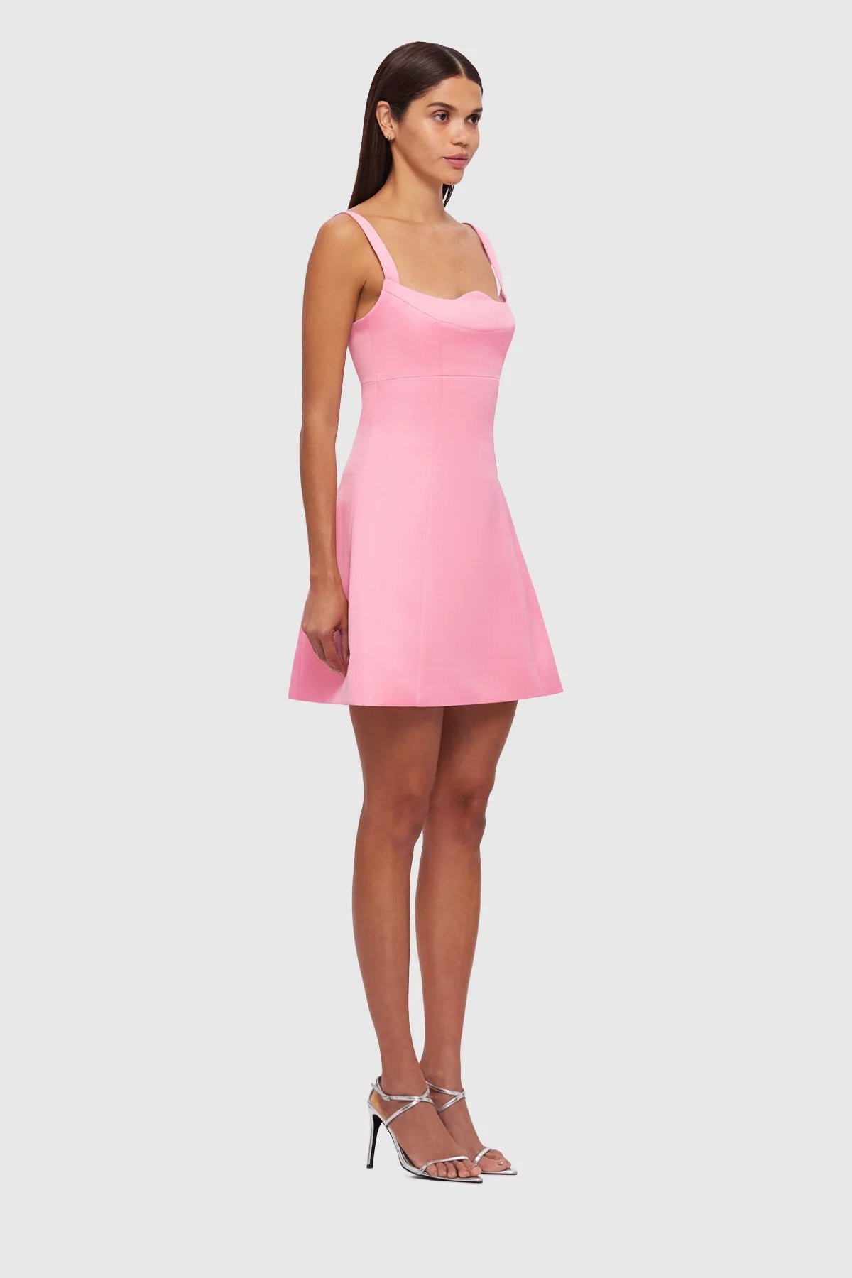 LEO LIN JACINTA MINI DRESS - BUBBLEGUM photo 3