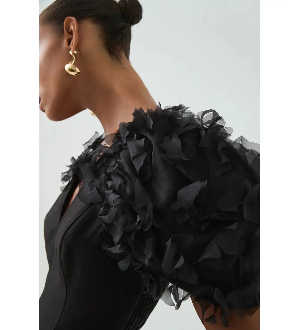Aje Muse Maxi Dress Black Size 12 photo 3