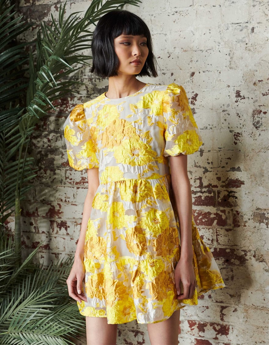 Elliatt Progressive Dress, Marigold photo 2