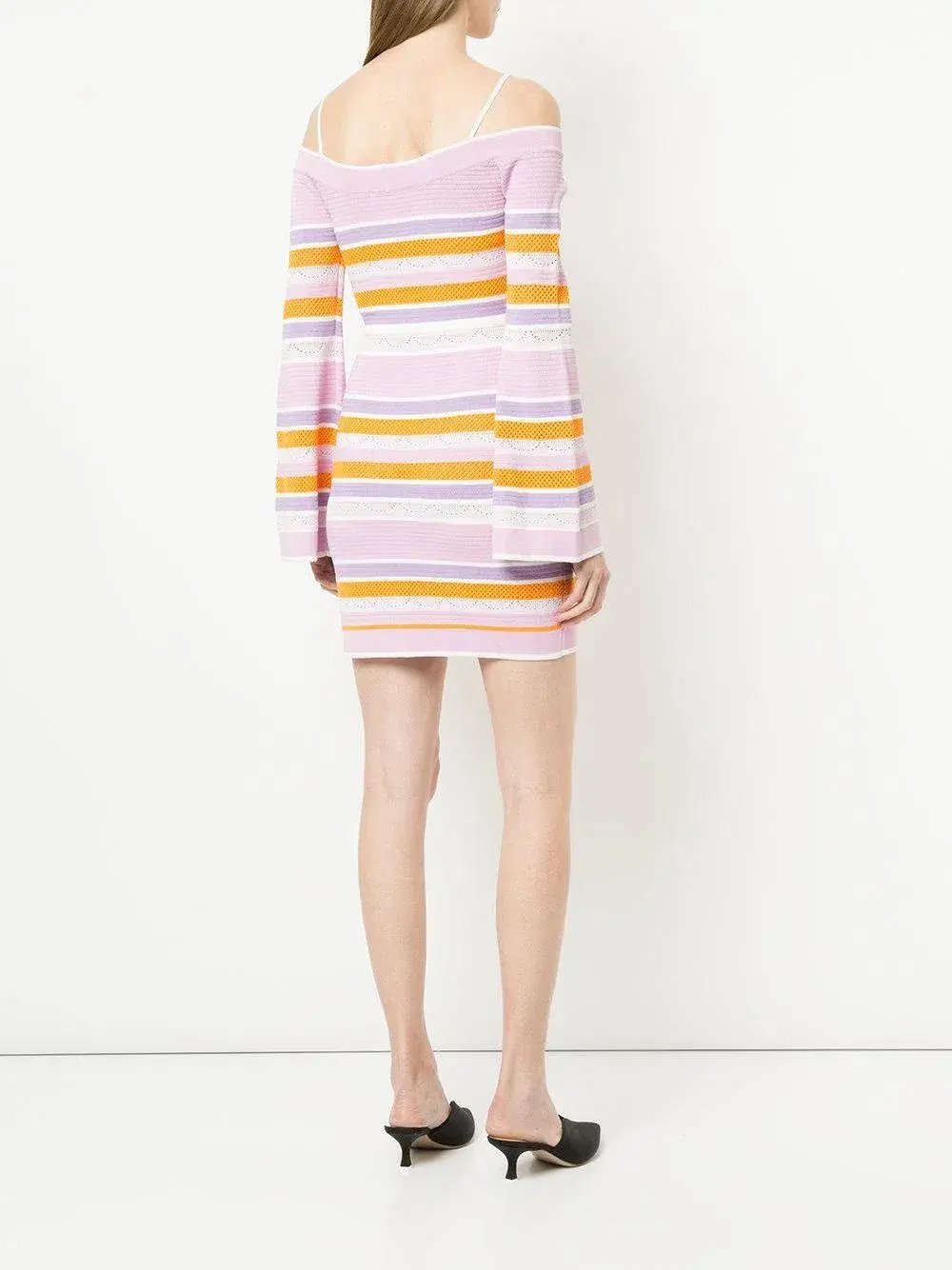 Alice McCall Pocketful of Rainbow Dress Pink Stripe Print Size 8 photo 5