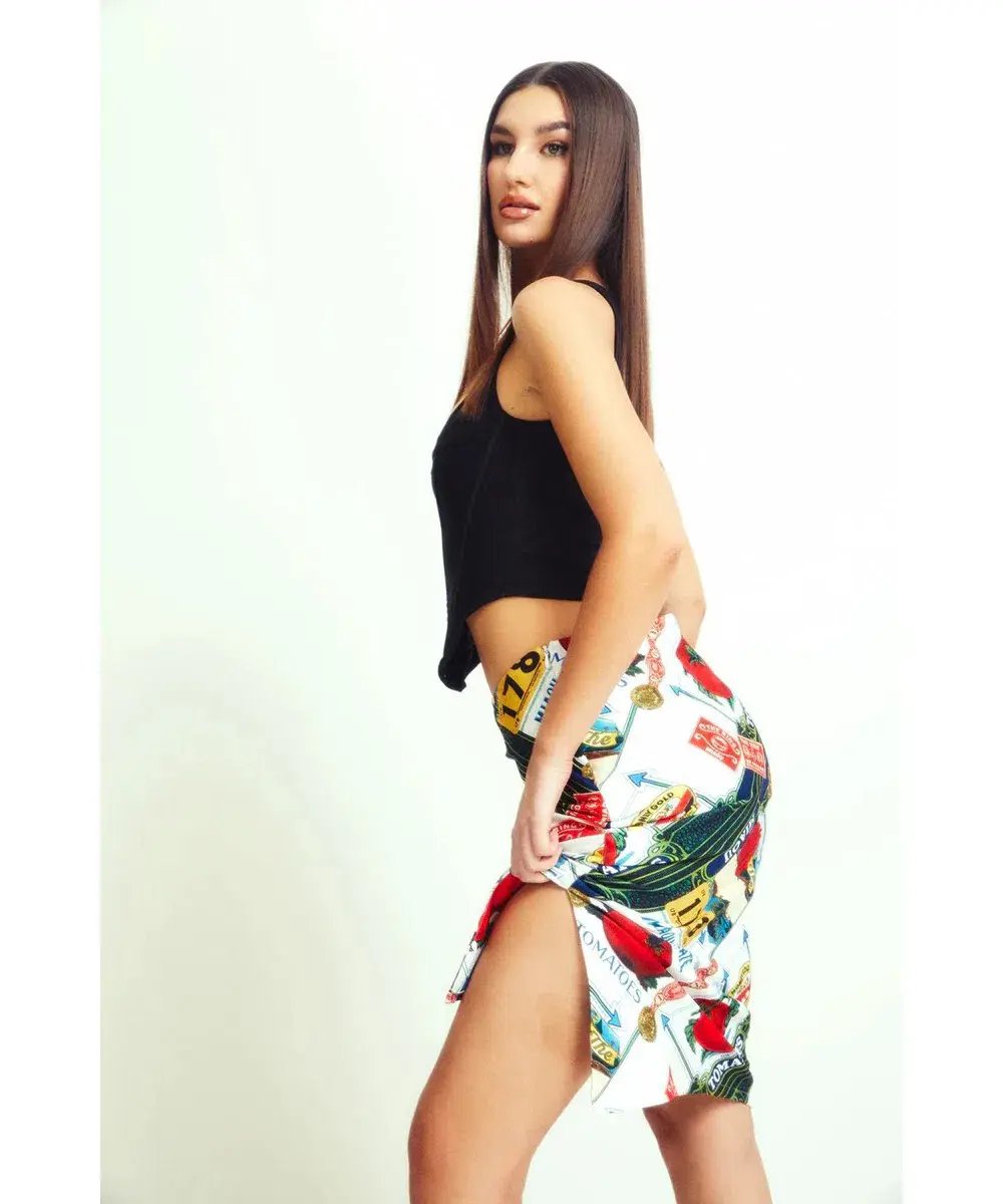 Miaou Moni Skirt in Figaro Print Size 6 photo 3
