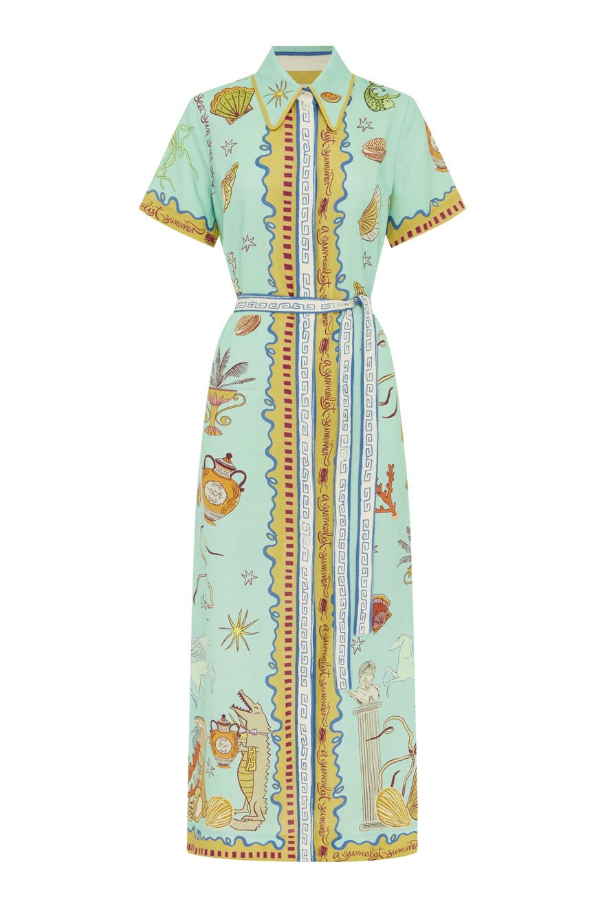 Alemais Surrealist Summer Shirtdress photo 4