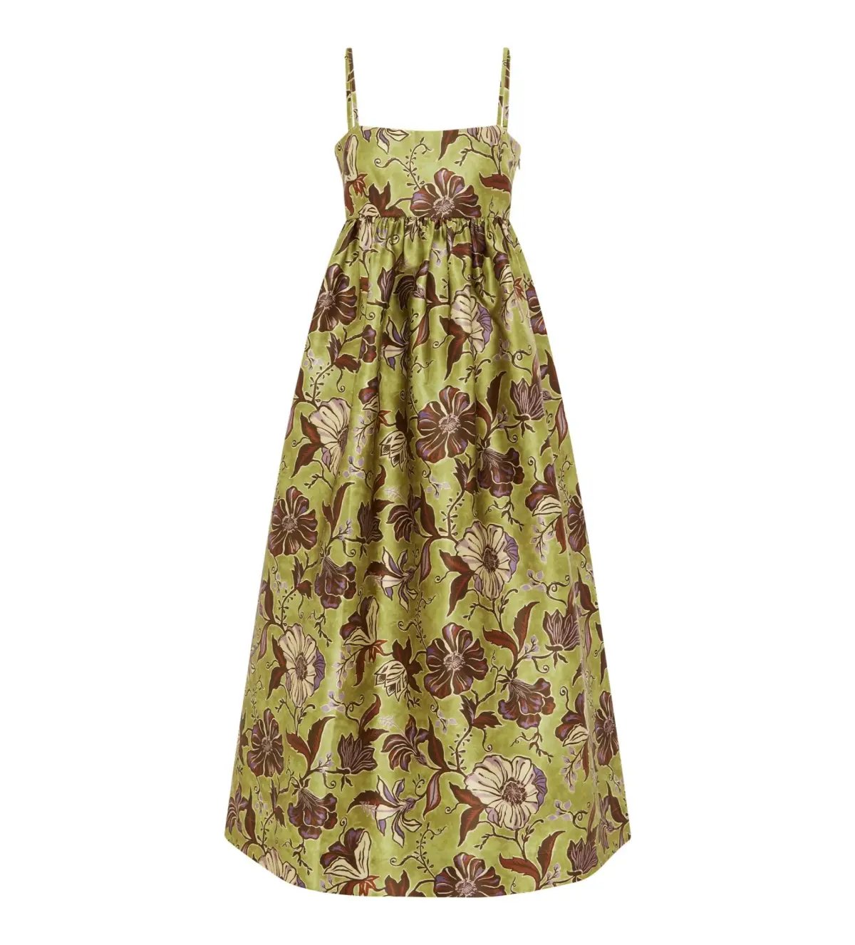 Alémais Citron Midi Dress Floral Size 14 photo 3